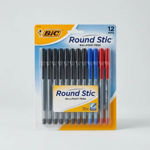 BIC Round Stic Ballpoint Pens
