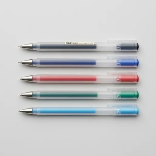 Muji Gel Ink Pens