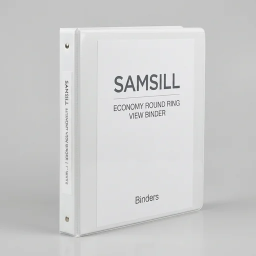 Samsill Economy Round Ring View Binder
